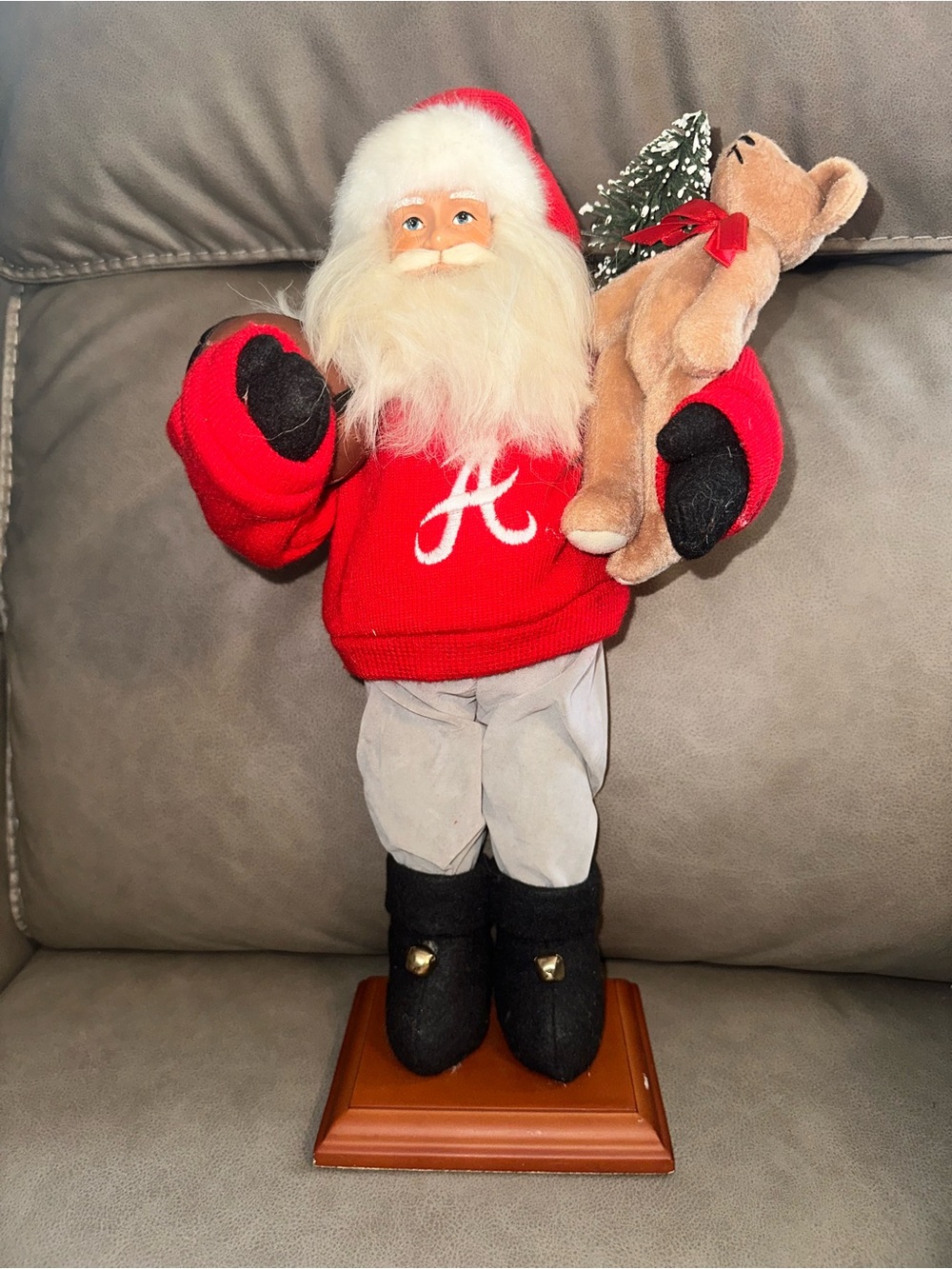 Alabama Crimson Tide 12" Proud Santa Figurine - Ace hardware